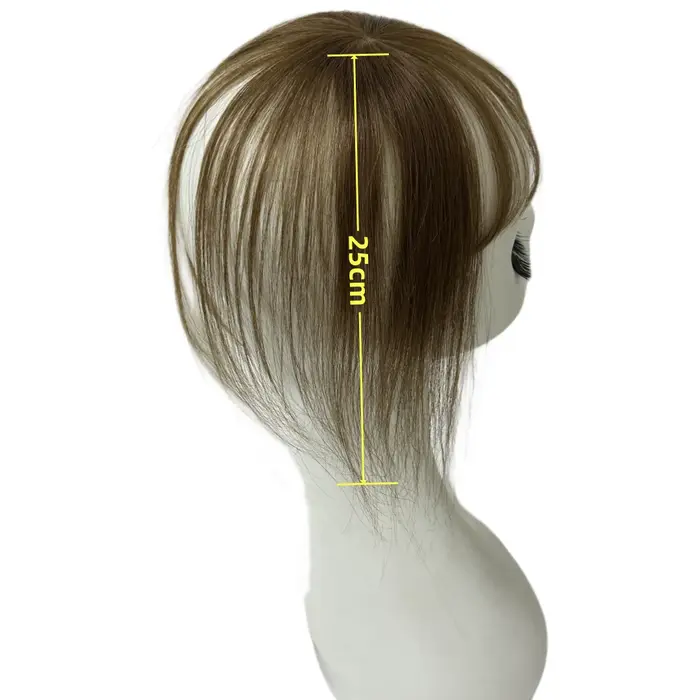 360 ° Frange à clipser 100% cheveux humains naturels