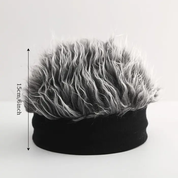 Perruque chapeau court pour hommes