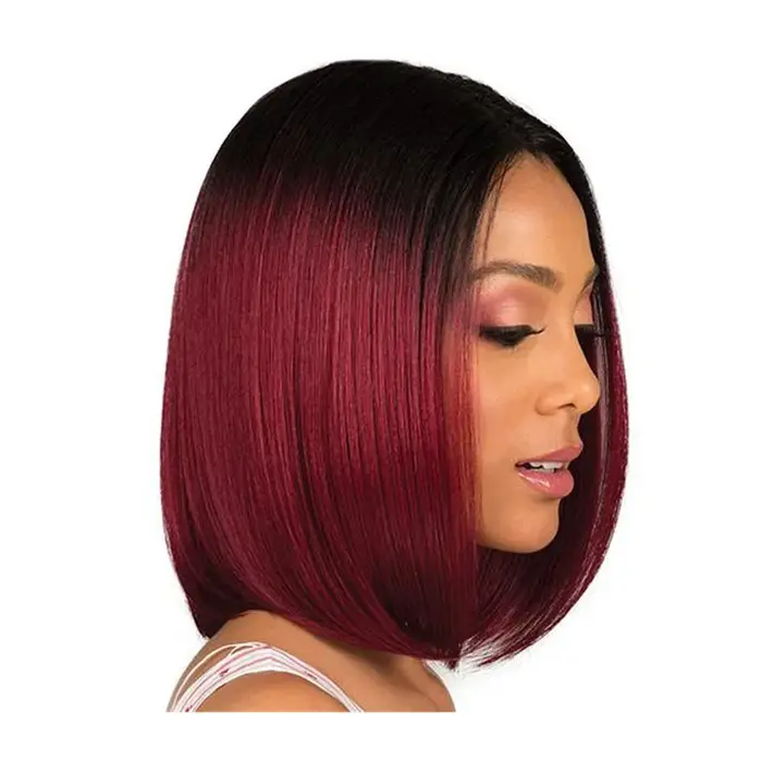 Ensemble de Cheveux Synthétiques Ultraviolets Courts pour Femme