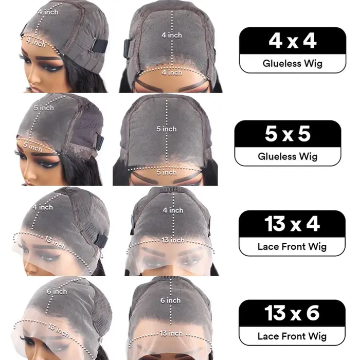 Perruques sans colle en cheveux humains, prêtes à porter, 13x6, vague profonde, dentelle HD, perruqu
