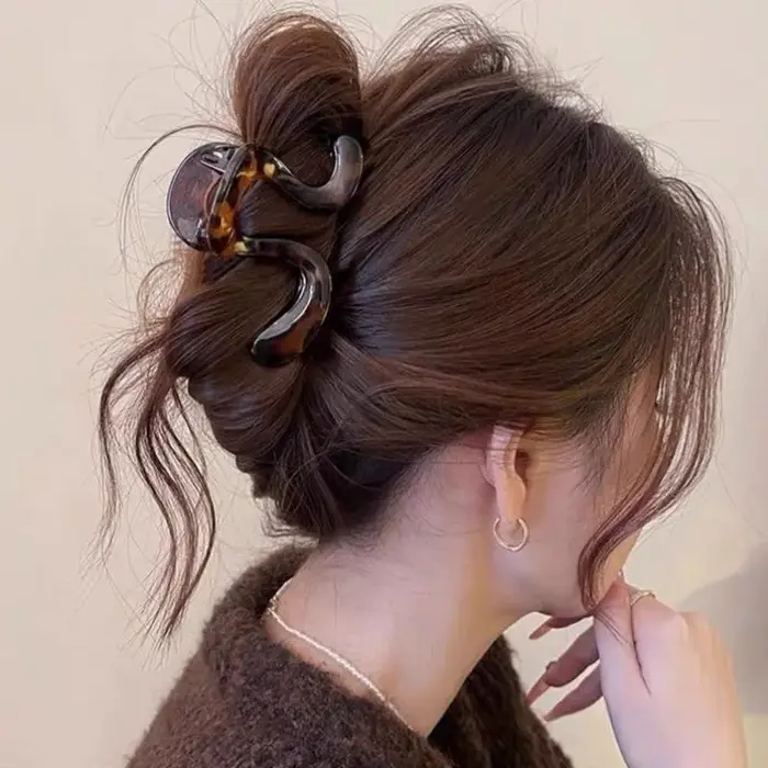 Pince à cheveux pour queue de cheval haute