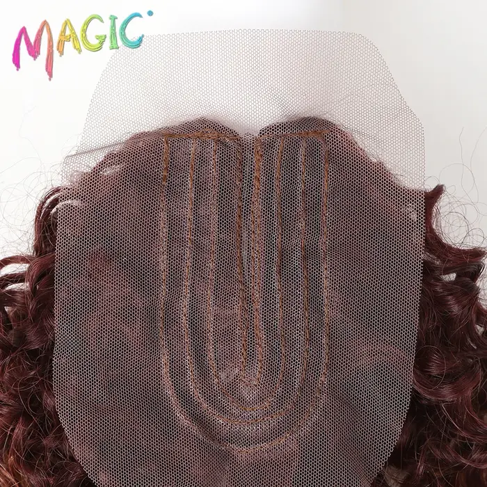 Extensions Capillaires Synthétiques Afro Crépues Bouclées Blondes 16-20 Pouces