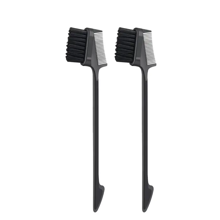 ARLANY 3 en 1 brosse de bord de cheveux Double face brosse de bord de queue UV brosse d'extension de