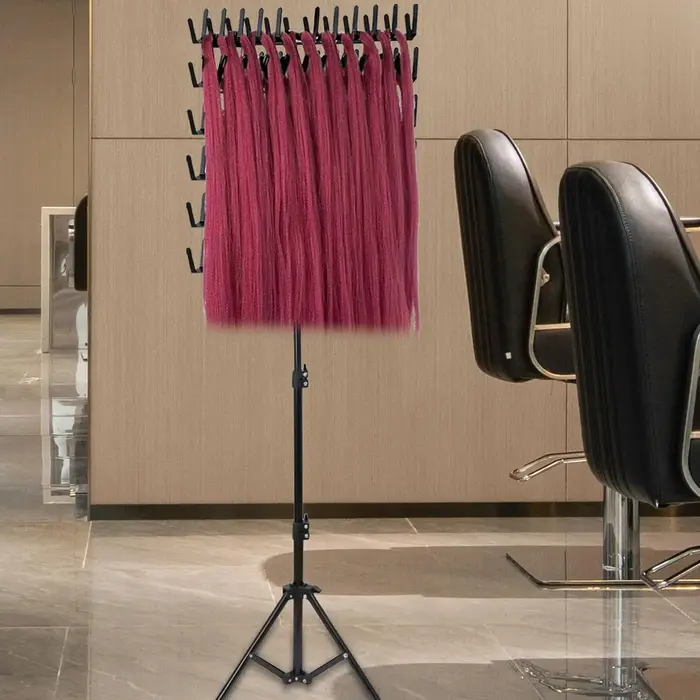 Support de tressage de cheveux, support d'extension de cheveux, facile à installer, empêche les enchevêtrements, support de tressage réglable, supports de tressage Double face