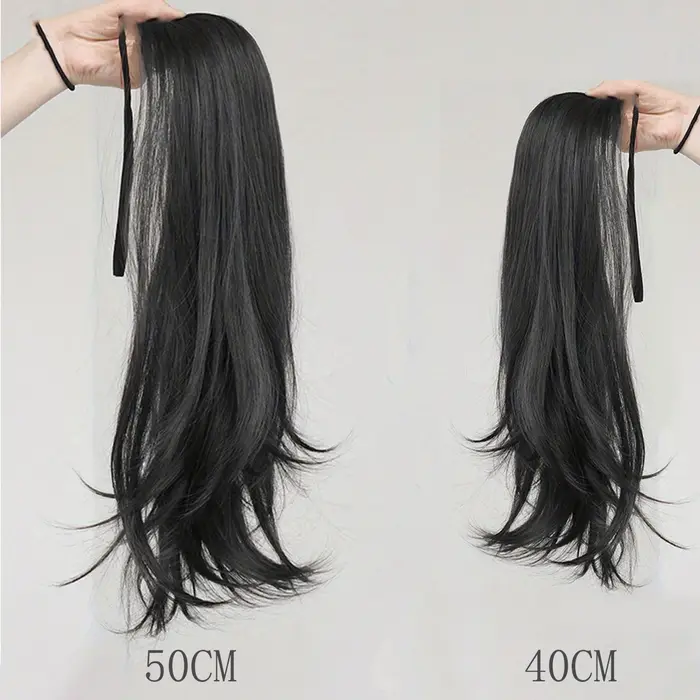 Extensions de queue de cheval lisses pour femmes élégantes