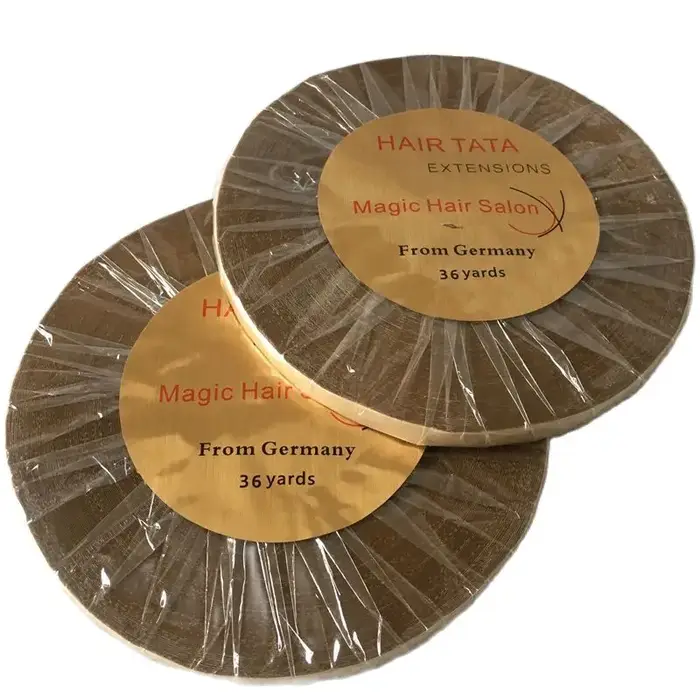 1 rouleau 36 yards de largeur 1cm ruban adhésif Double face pour extensions de cheveux TATA