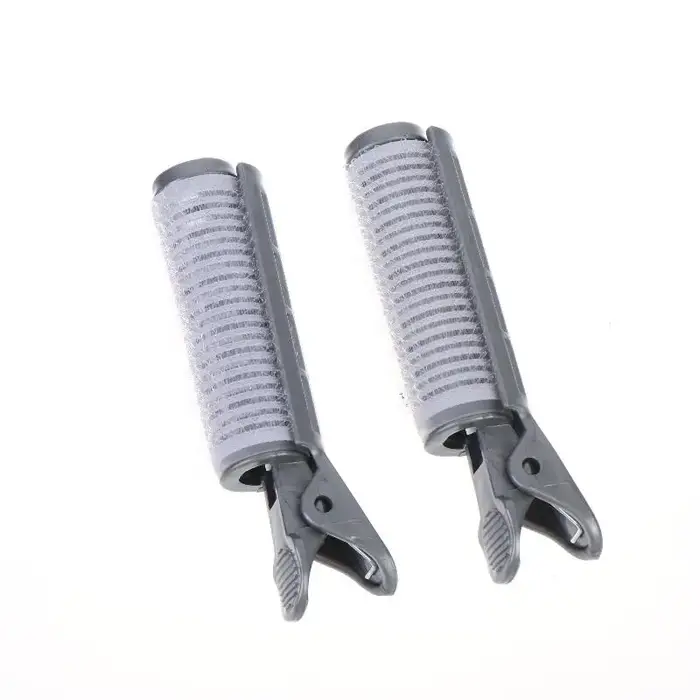 2 pièces Tiges de permanente de salon sans chaleur, durables, pour coiffure, antidérapantes, clips d