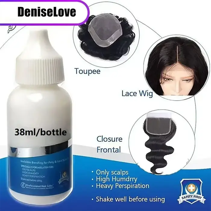 Colle pour perruques avec dissolvant