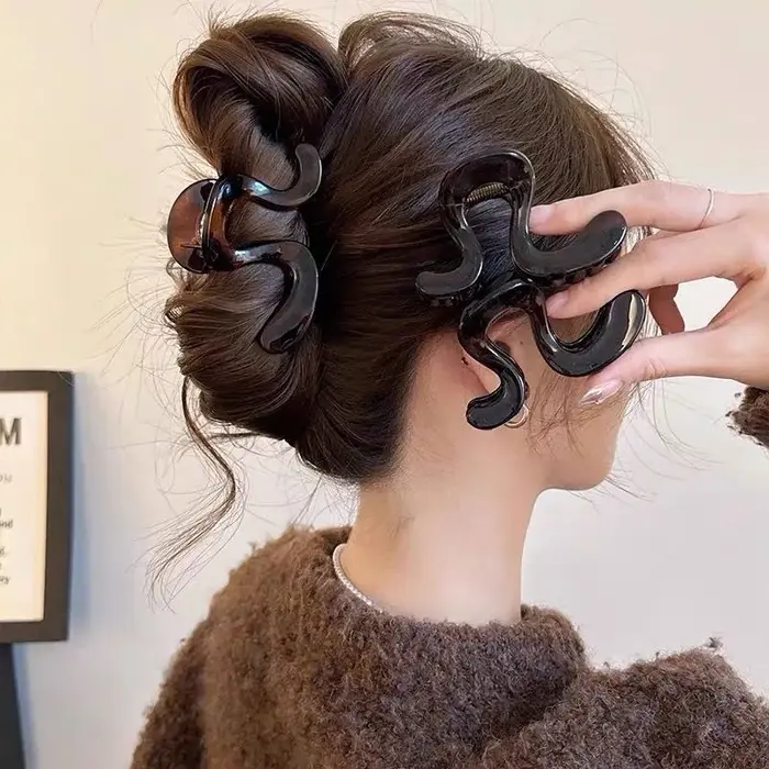 Pince à cheveux pour queue de cheval haute