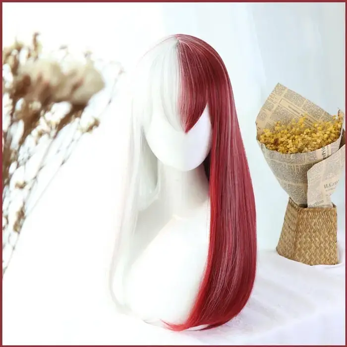 Perruque Longue Lolita avec Bonnet pour Femme
