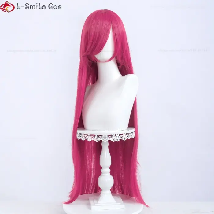 Perruque synthétique lisse et longue de 100cm pour femme