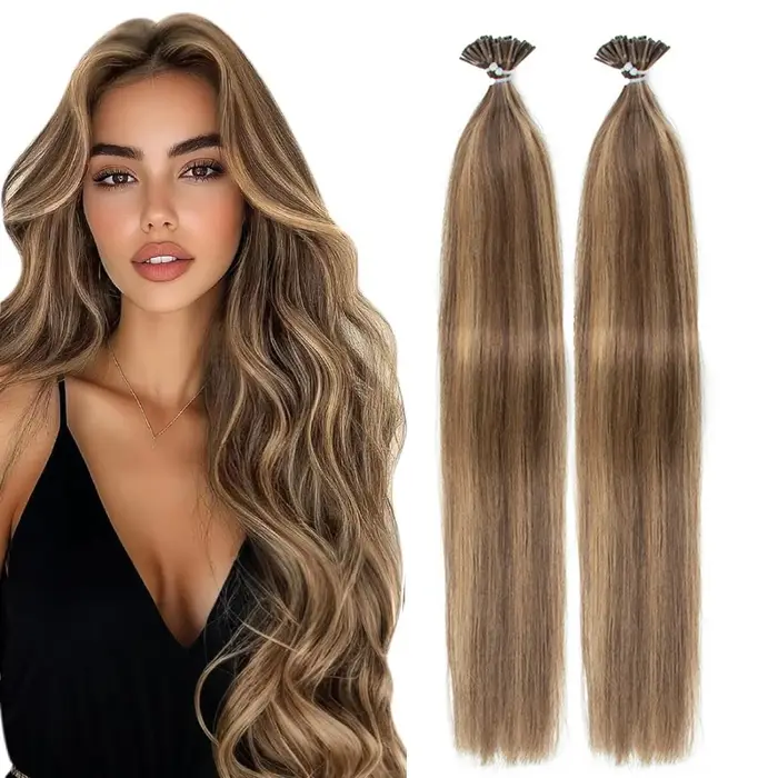 Je pointe les extensions de cheveux Vrais