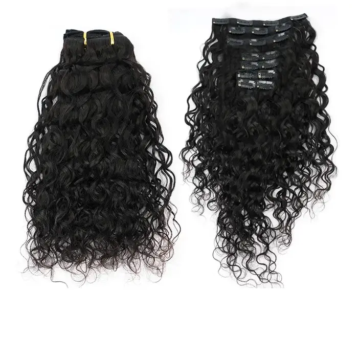 Extensions de cheveux humains brésiliennes Black Pearl Ocean Wave