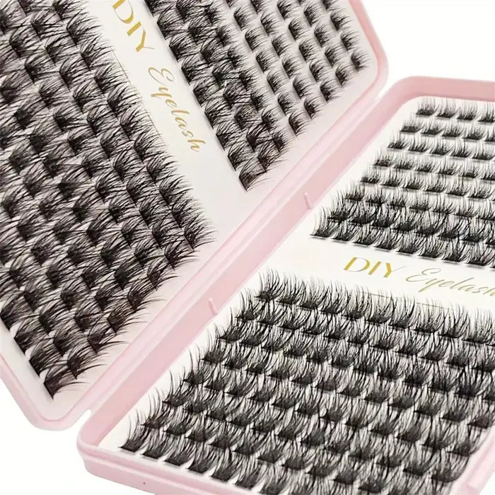 Kit d'extensions de cils 384 pièces