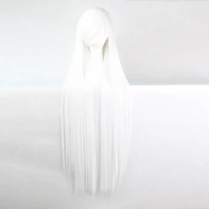 Perruques synthétiques blanches pour femmes