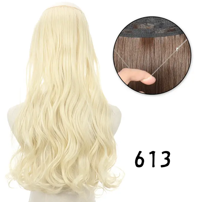 Extensions capillaires synthétiques sans Clips
