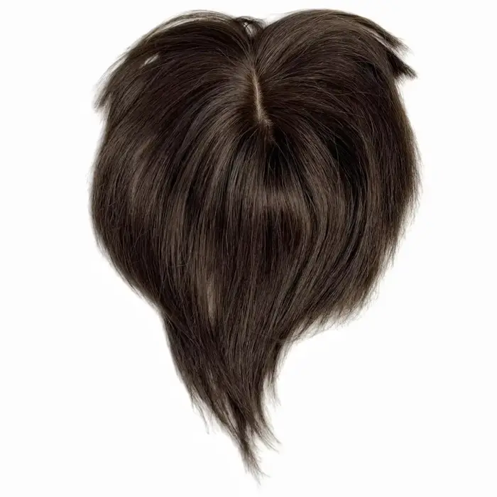 Extensions capillaires naturelles en T-part avec base en dentelle pour femmes