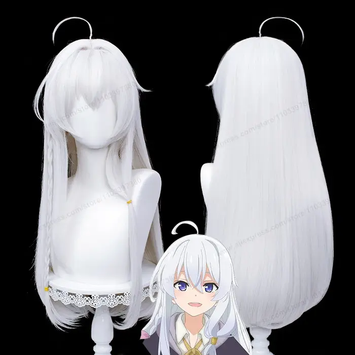 Perruque de Cosplay Anime Elaina
