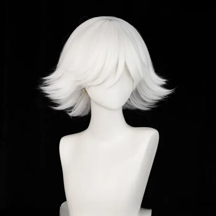 Mi Zu Ki Cosplay perruques courte blanc Mizuki