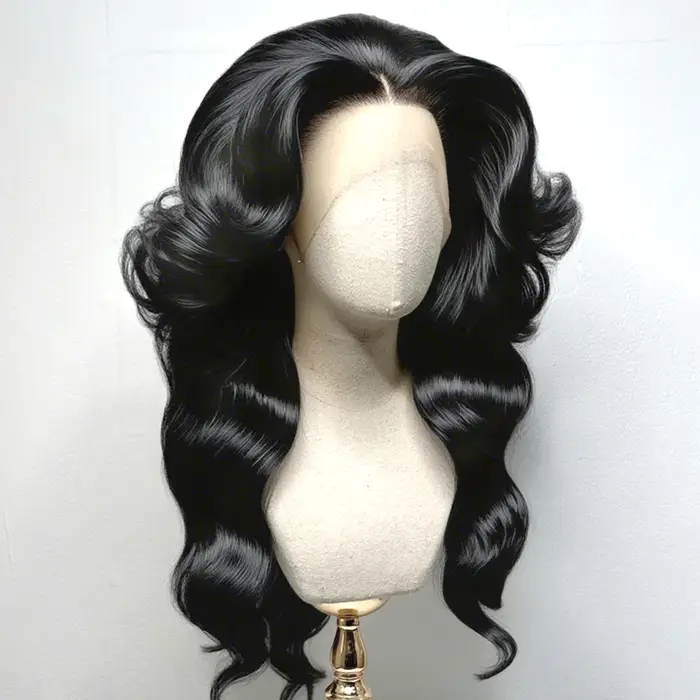 Farrah Fawcett 70s grande perruque pour femmes Vintage 5X5 HD dentelle avant fermeture Look classique Costume fête