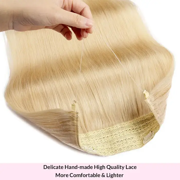 Extensions de cheveux humains à clipser