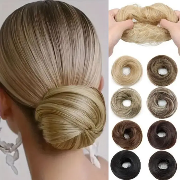 Chignon synthétique élégant et désordre