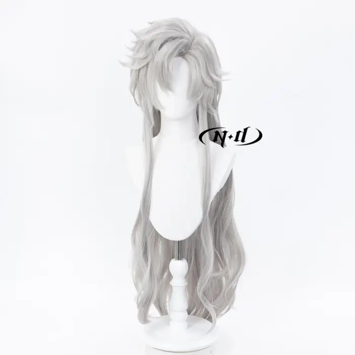 Perruques de cosplay ND Sylus Silverwing Fiend Love and Deepspace pour Comic-con