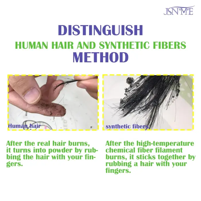 Extensions de cheveux humains à pointe plate JSNME