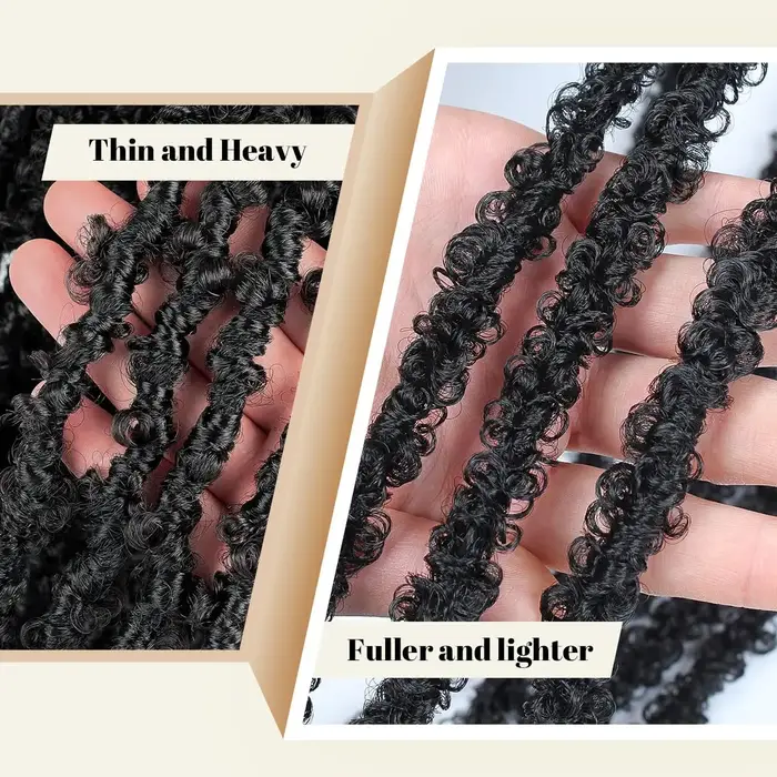 Extensions de cheveux au crochet Butterfly Locs