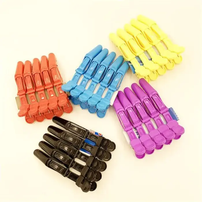 Lot de 5 pinces à cheveux en plastique