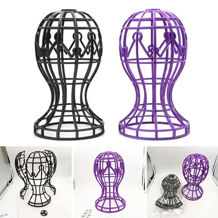 Nouveau support pliable pour perruque