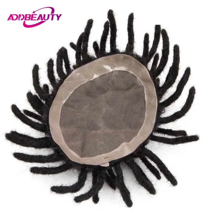 Dreadlocks homme cheveux prothèse Mono NPU hommes toupet