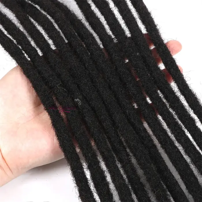 Extensions de dreadlocks en cheveux humains colorées de 4 à 30 pouces