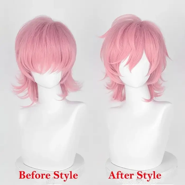 Perruque de cosplay de personnage Yuri Demi-Human Anime - Courte