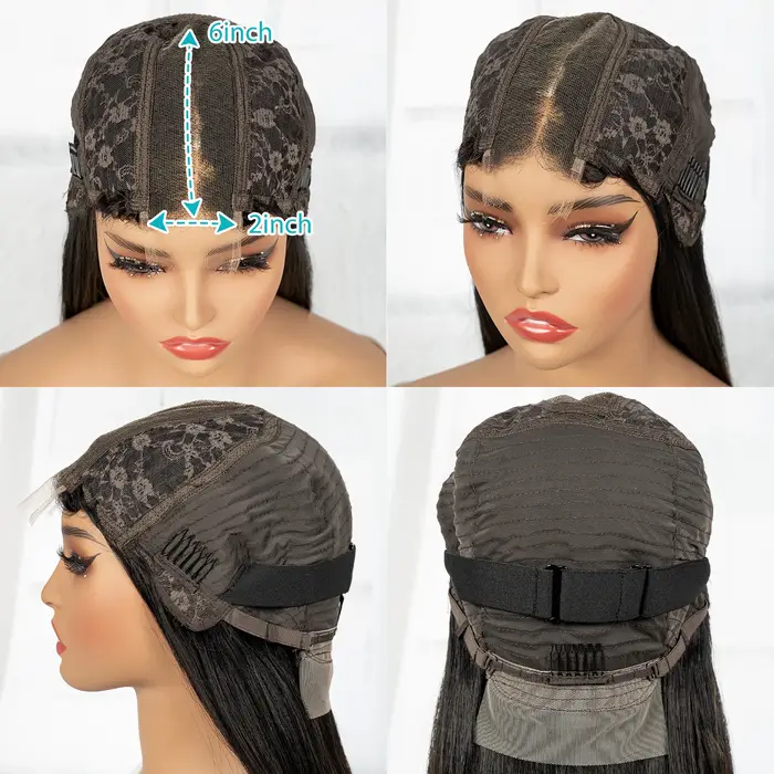 2x6 HD dentelle fermeture perruque de cheveux humains avec extrémités bouclées cheveux vierges crus