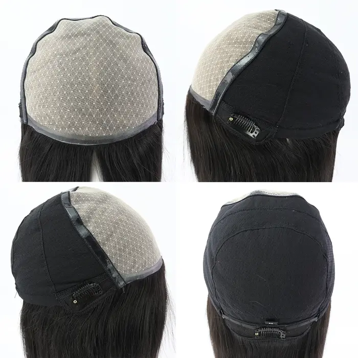 Perruque Full Lace Wig à Base de soie de 20 pouces pour femmes