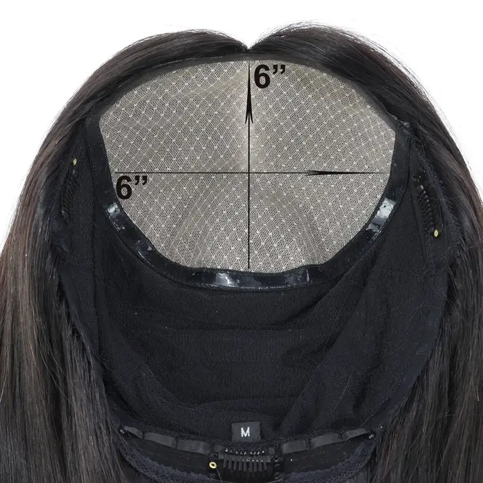 Perruque Full Lace Top en soie pour femmes avec couche avant en PU perruque de cheveux humains europ