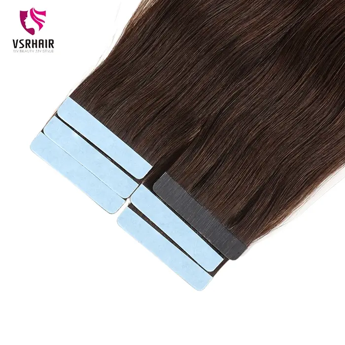 Extensions de Cheveux Humains avec Bande Adhésive pour Femme