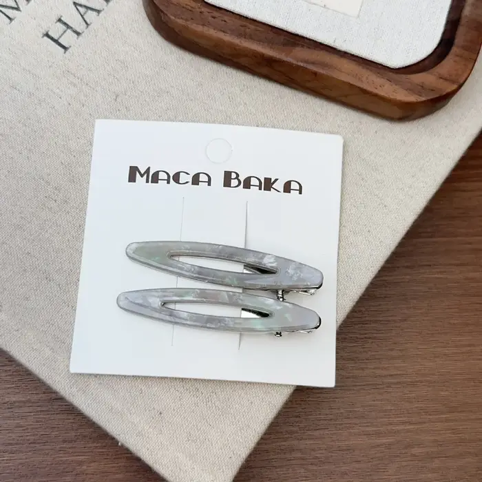 Pinces à cheveux en acétate