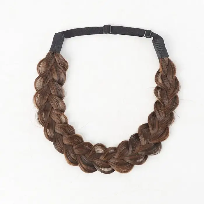 1 pièces synthétique Premium réglable à la main perruque tressée bande élastique cheveux mode tressa