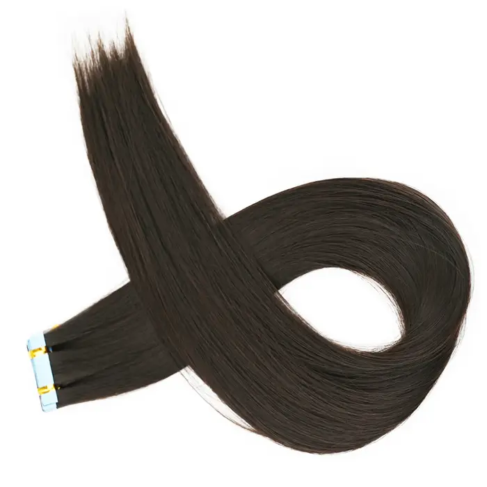 Bande dans les Extensions de cheveux adhésif Invisible 24 pouces bande synthétique dans l'extension
