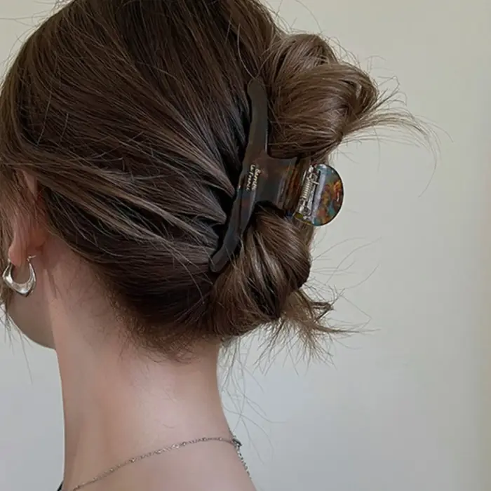 Pince à cheveux élégante en acétate de haute qualité pour femmes et filles