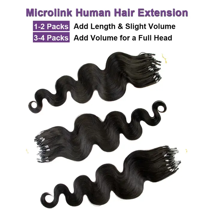 Micro lien Extensions de cheveux