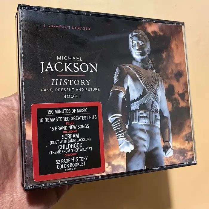 Superstar Le roi du pop MJ-Michael Jackson Histoire de la musique Album 2CD Coffret épais Pop & Rock Walkman