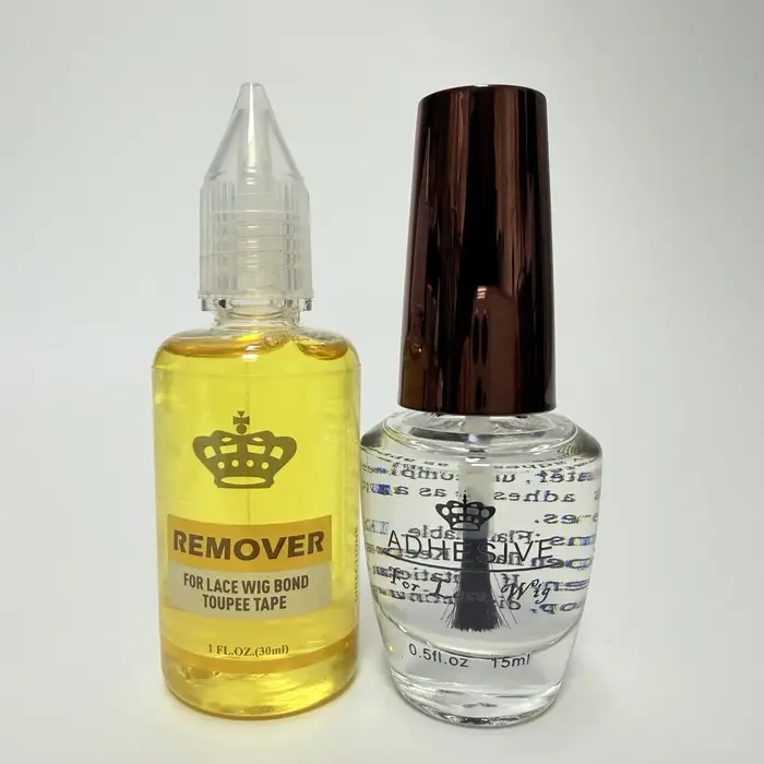1/2 pièces 0.5FL.OZ(15ml) autocollants pour perruques en dentelle accessoire de Salon de beauté de cheveux perruque