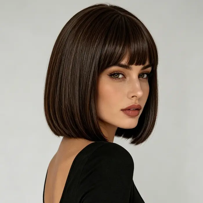 Perruque synthétique pour femme