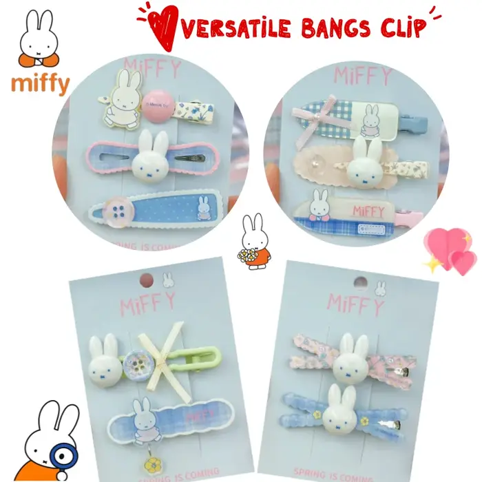 Nouvelle pince à cheveux Miffy lapin