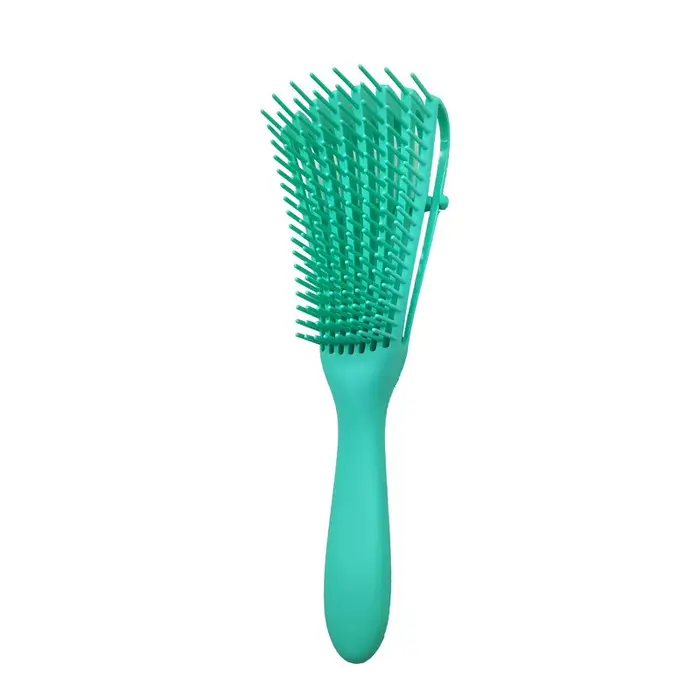 Brosse à cheveux bouclée pour hommes et femmes, peigne de massage du cuir chevelu, poignées de salon