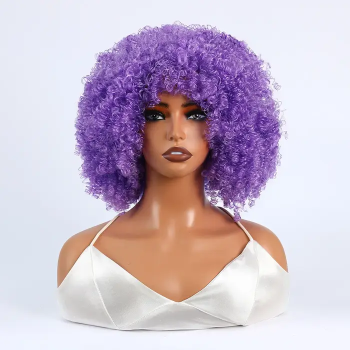 Perruques pour femmes, mode africaine, boucles audacieuses, perruques en fibres synthétiques