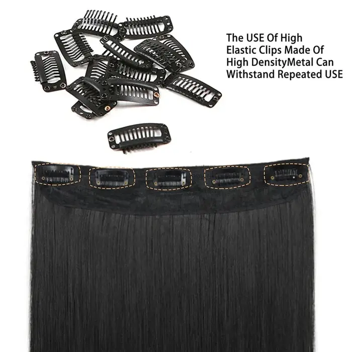 Extensions de cheveux à clipser en cheveux humains